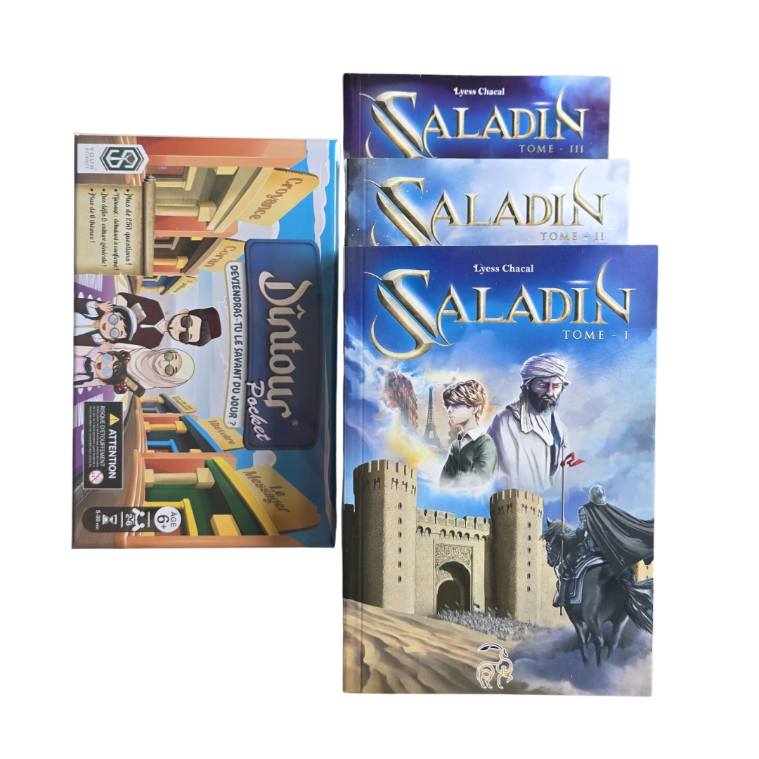 Pack Voyage – DinTour Pocket + 3 tomes de Saladin