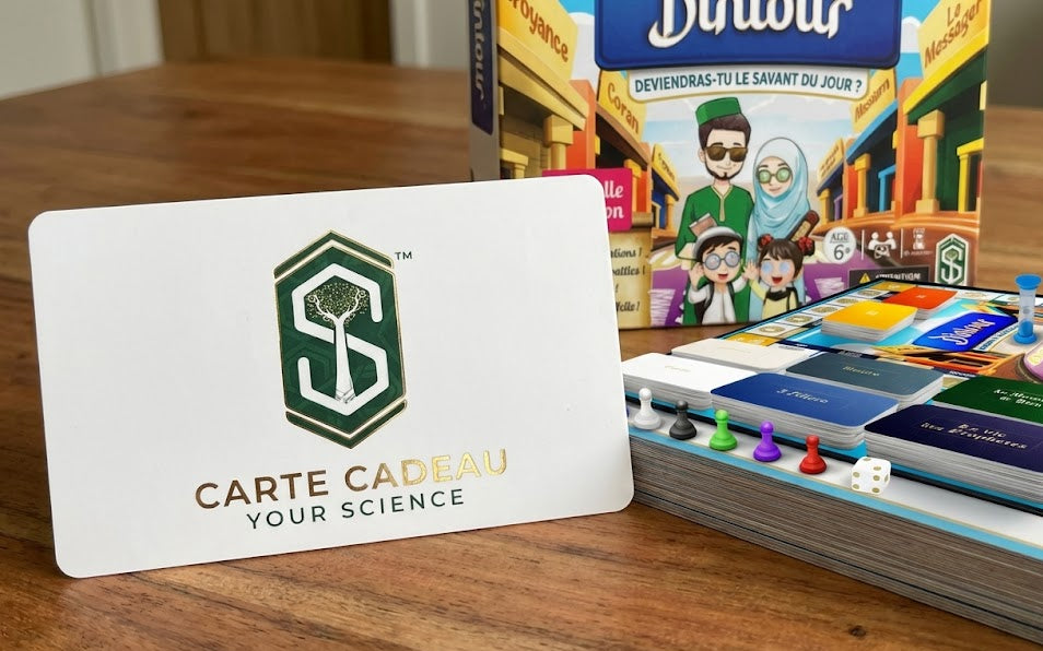 Carte cadeau YourScience – Jeux & livres islamiques
