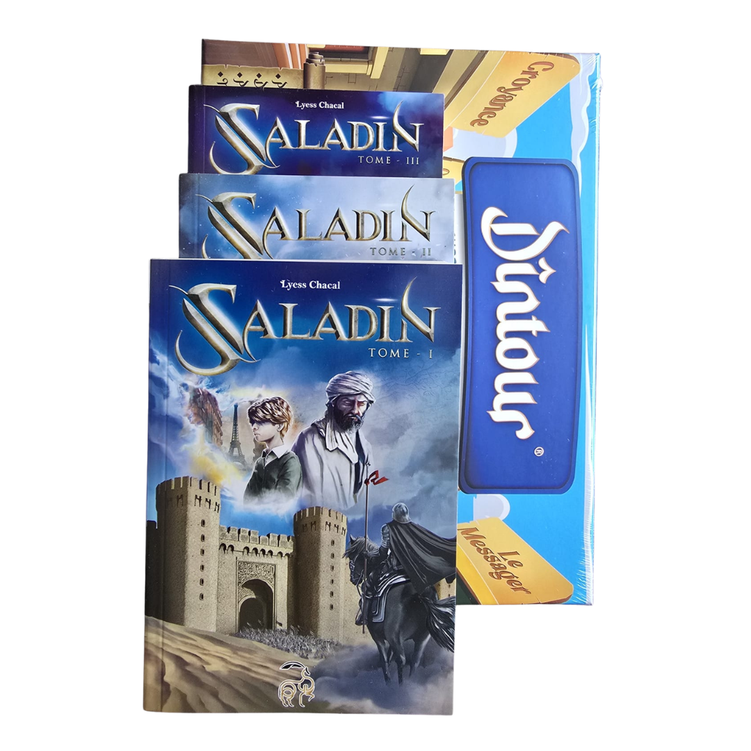 Pack Aventure – DinTour + 3 tomes de Saladin