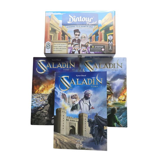 Pack Voyage – DinTour Pocket + 3 tomes de Saladin